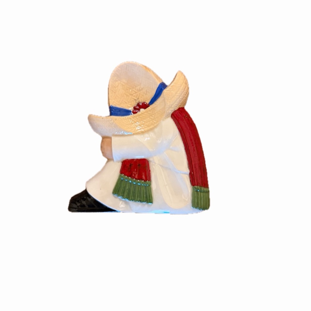 Sitre Taking a Siesta In A Broad Brimmed Hat Ceramic Spoon Rest